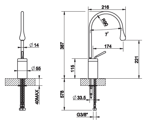 Basin Mixer